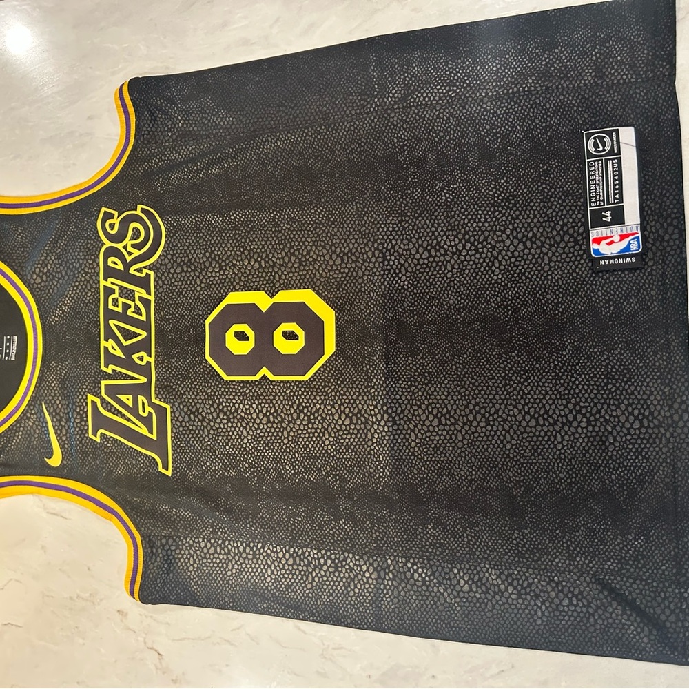 Nike Lakers Black and Gold Jersey